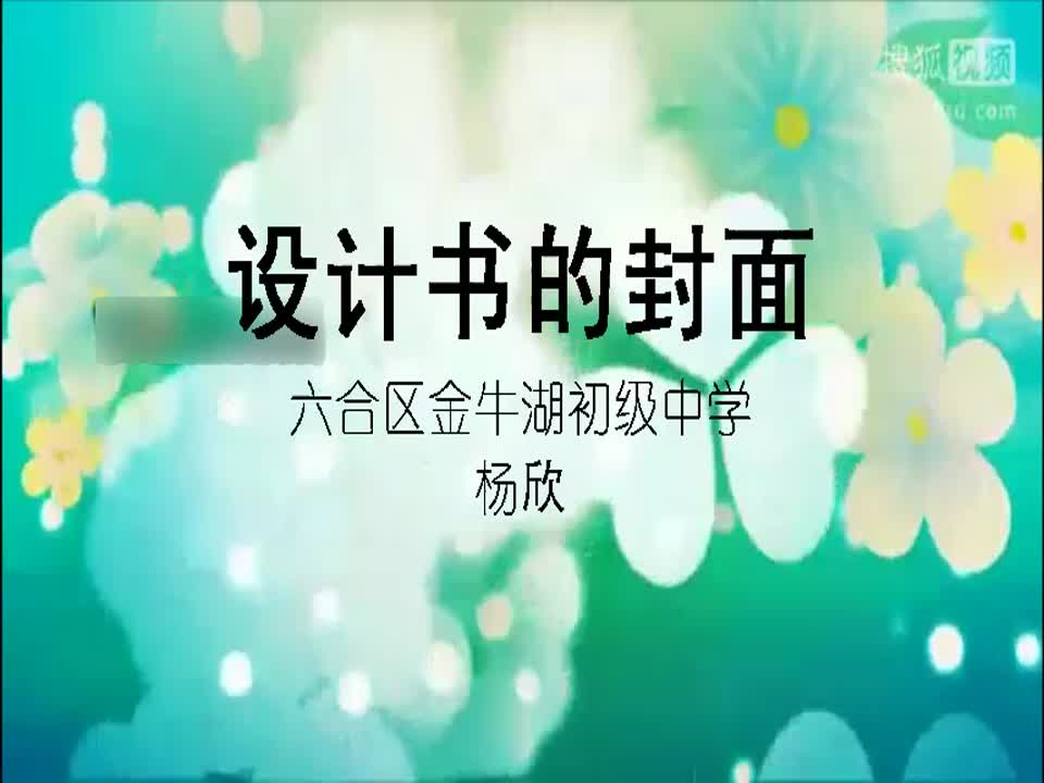 初中美术《美丽的书》杨欣(金牛湖初级中学)