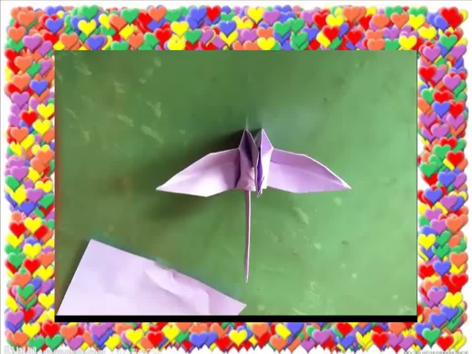 幼儿园手工活动《折纸鹤》董梦婷 龙池中心幼儿园