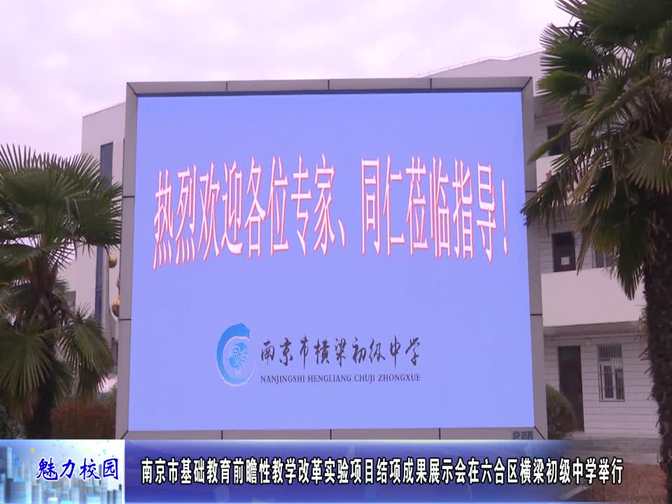 南京市基础教育前瞻性教学改革实验项目结项成果展示会在横梁初级中学举行
